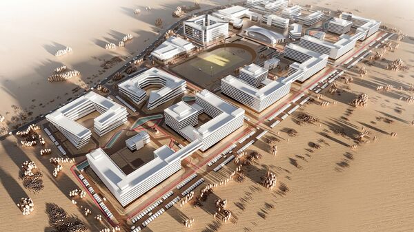 Эскиз нового кампуса КРСУ - Sputnik Кыргызстан