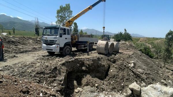 Жол курулушу. Архив - Sputnik Кыргызстан