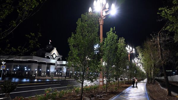 Завершение реконструкции проспекта Ч. Айтматова в Бишкеке - Sputnik Кыргызстан