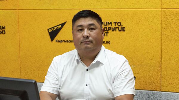 Агартуу министрлигинин мектептеги, мектептен тышкаркы жана кошумча билим берүү башкармалыгынын башкы адиси Амангелди Сыдыбаев - Sputnik Кыргызстан