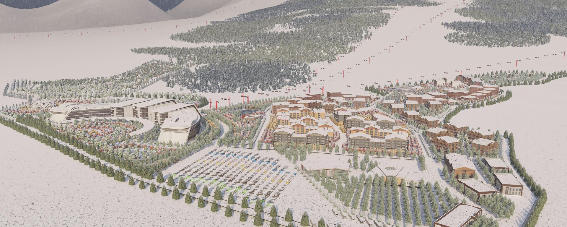 Горнолыжный курорт Ала-Тоо Резорт - Sputnik Кыргызстан, 1920, 18.07.2025