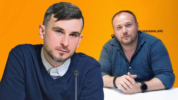 Арестованные на 4 месяца глава редакции Sputnik Азербайджан Игорь Картавых и шеф-редактор Евгений Белоусов - Sputnik Кыргызстан