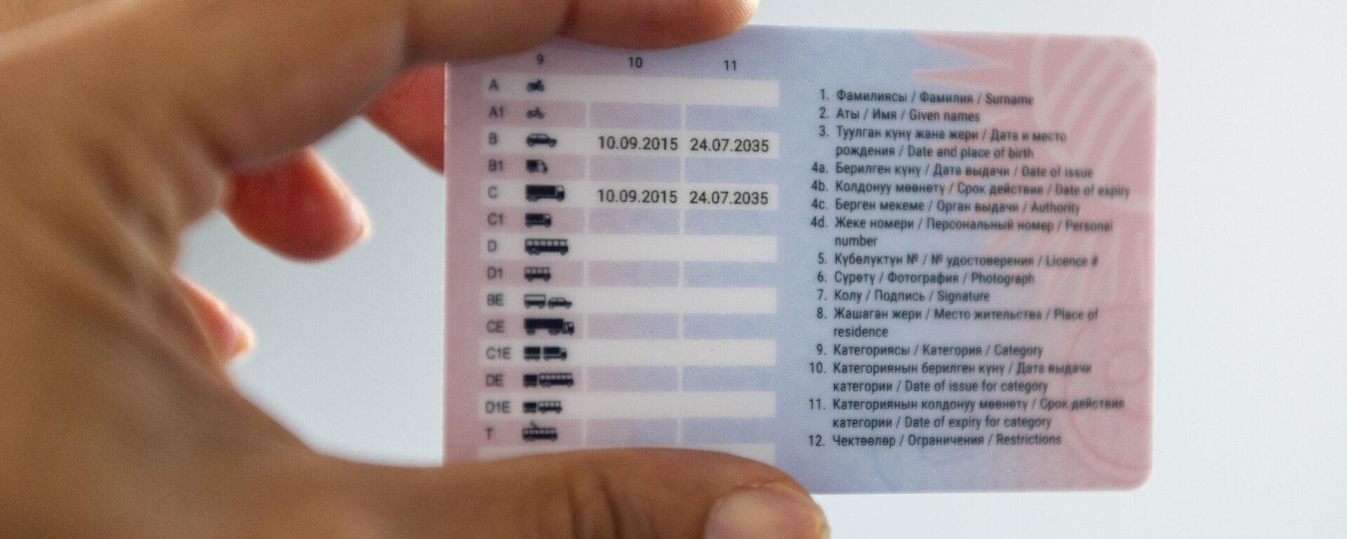 Кыргыз Республикасынын жаранынын айдоочулук күбөлүгү. Архив - Sputnik Кыргызстан, 1920, 27.09.2025