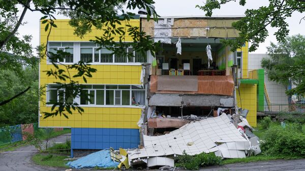 Камчаткадагы жер титирөөнүн кесепети - Sputnik Кыргызстан