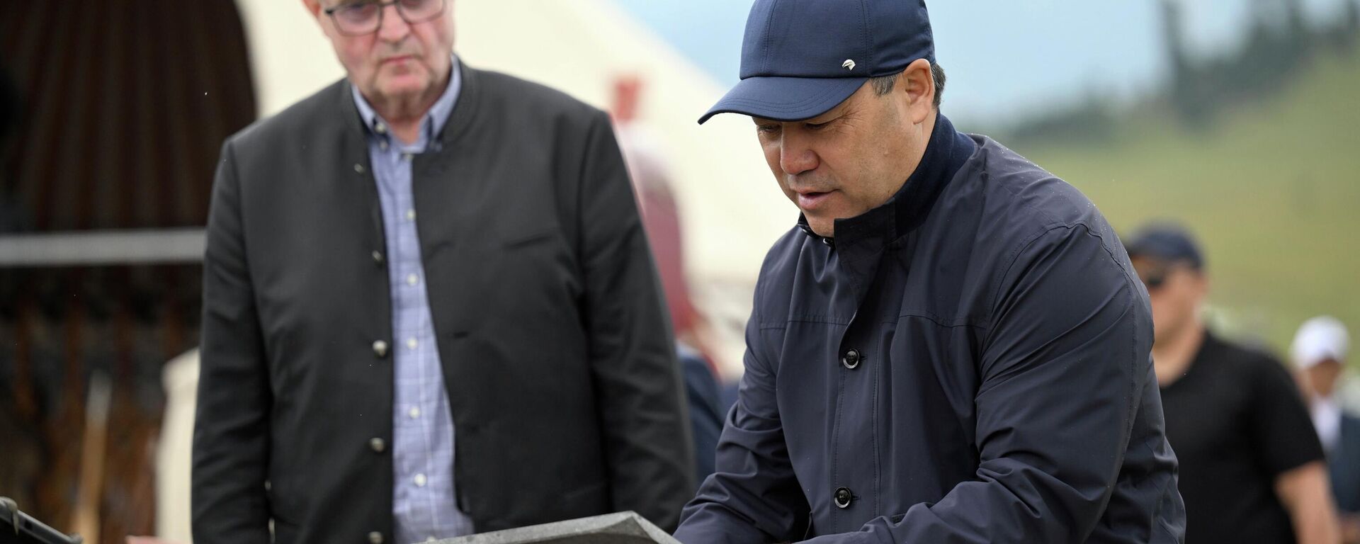 Церемония строительства горнолыжного кластера Ала-Тоо Резорт в Ак-Суйском районе - Sputnik Кыргызстан, 1920, 08.08.2025