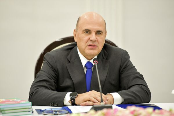 Президент Садыр Жапаров өлкөгө алгачкы расмий сапары менен келген Россия өкмөтүнүн төрагасы Михаил Мишустинди кабыл алды - Sputnik Кыргызстан