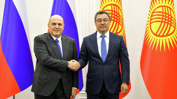 Президент Садыр Жапаров принял председателя правительства России Михаила Мишустина - Sputnik Кыргызстан
