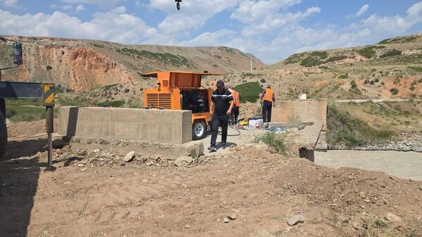 Восстановление моста в Нарыне - Sputnik Кыргызстан