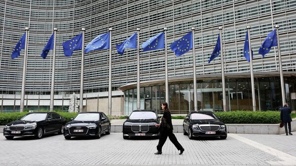 Флаги Европейского Союза. Архивное фото - Sputnik Кыргызстан