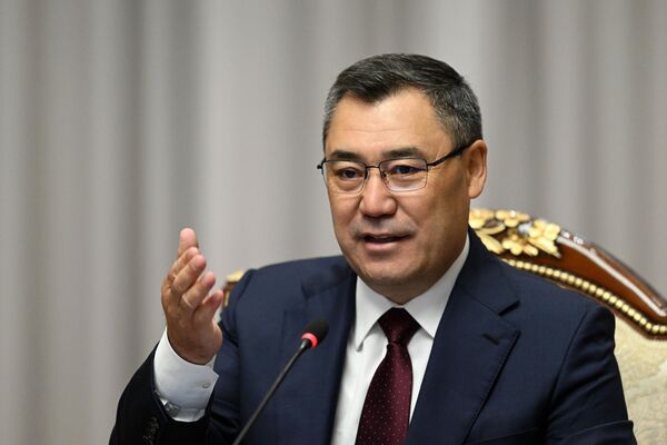 Президент Кыргызстана Садыр Жапаров принял руководителя администрации президента Узбекистана Саиду Мирзиёеву - Sputnik Кыргызстан