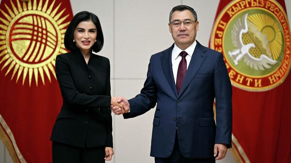 Президент Садыр Жапаров принял руководителя администрации президента РУз Саиду Мирзиёеву - Sputnik Кыргызстан