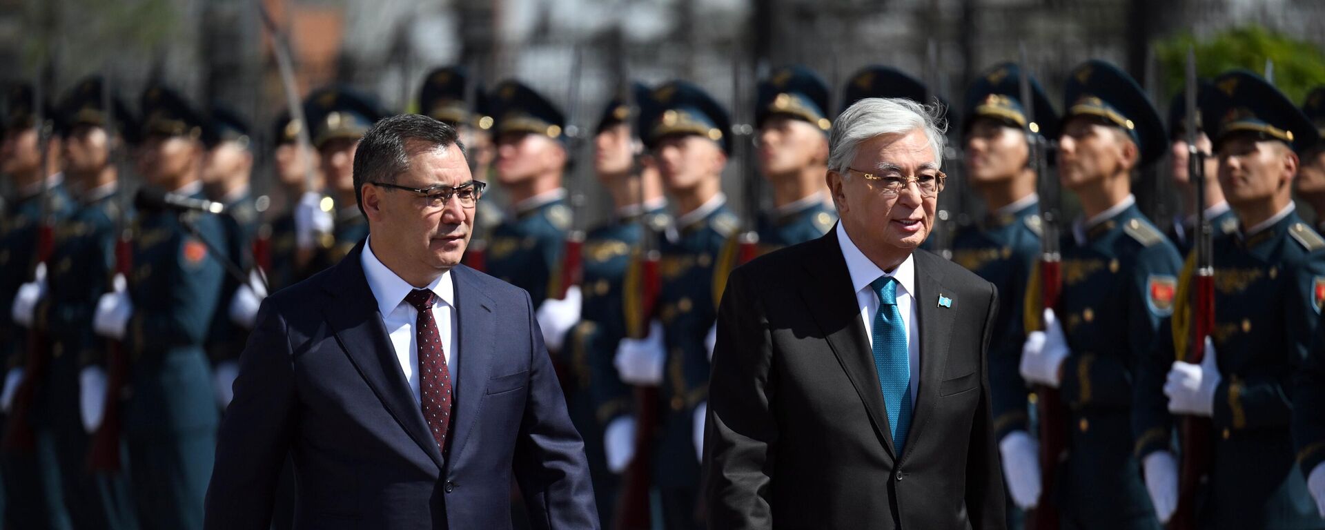 Официальный визит Токаева в Кыргызстан. Как это было — видео - Sputnik Кыргызстан, 1920, 22.08.2025
