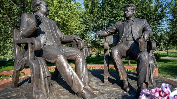 Открытие в Бишкеке памятника Золотой мост дружбы  - Sputnik Кыргызстан