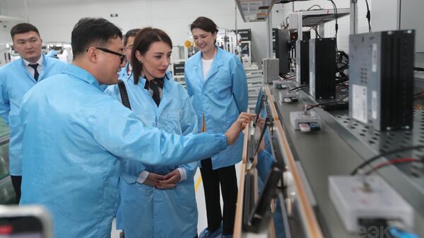 Визит в Казахстан Министр по промышленности и агропромышленному комплексу ЕЭК Гоар Барсегян - Sputnik Кыргызстан