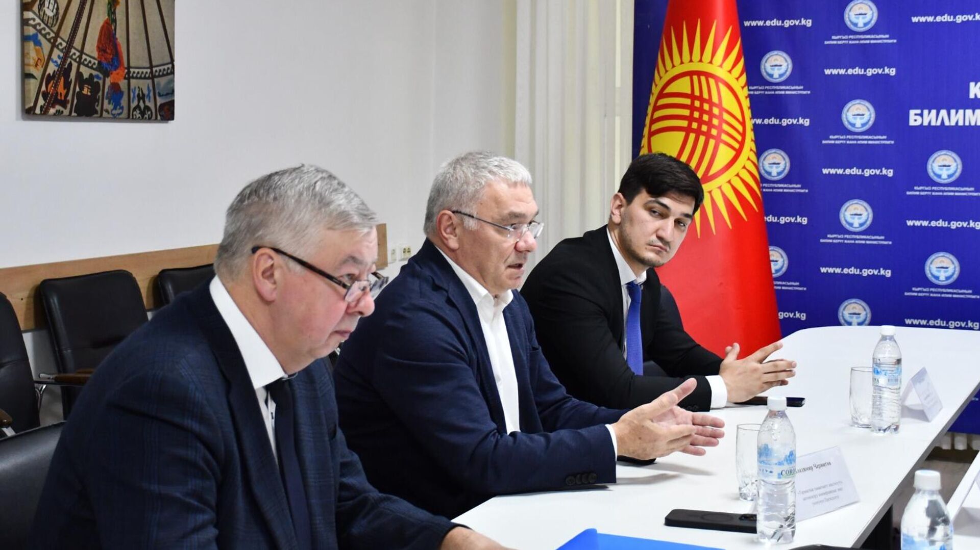 Встреча министерства просвещения КР и АНО Институт отраслевого питания - Sputnik Кыргызстан, 1920, 28.08.2025