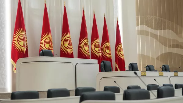 Реконструкция зала заседаний Жогорку Кенеша - Sputnik Кыргызстан