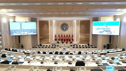 Реконструкция зала заседаний Жогорку Кенеша