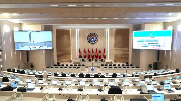 Реконструкция зала заседаний Жогорку Кенеша - Sputnik Кыргызстан