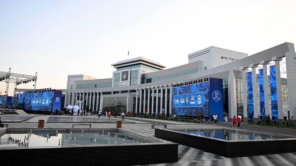 Жалал-Абад облустук администрациясынын жаңы имараты. Архив - Sputnik Кыргызстан