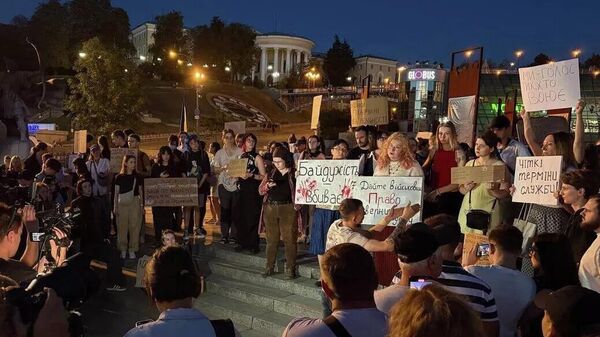 Протест на майдане в Киеве  - Sputnik Кыргызстан