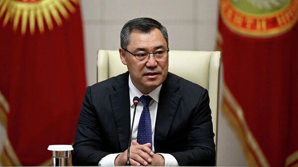 Президент Садыр Жапаров. Архивное фото - Sputnik Кыргызстан