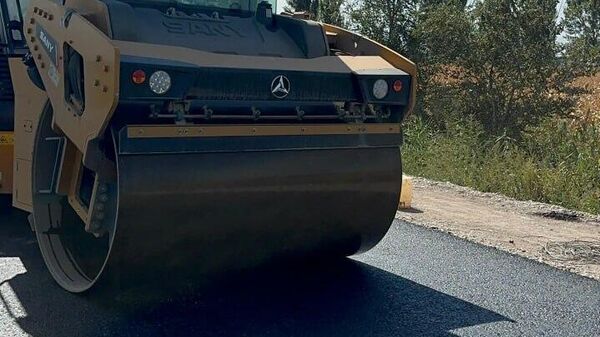 Асфаль төшөө иштери. Архив - Sputnik Кыргызстан