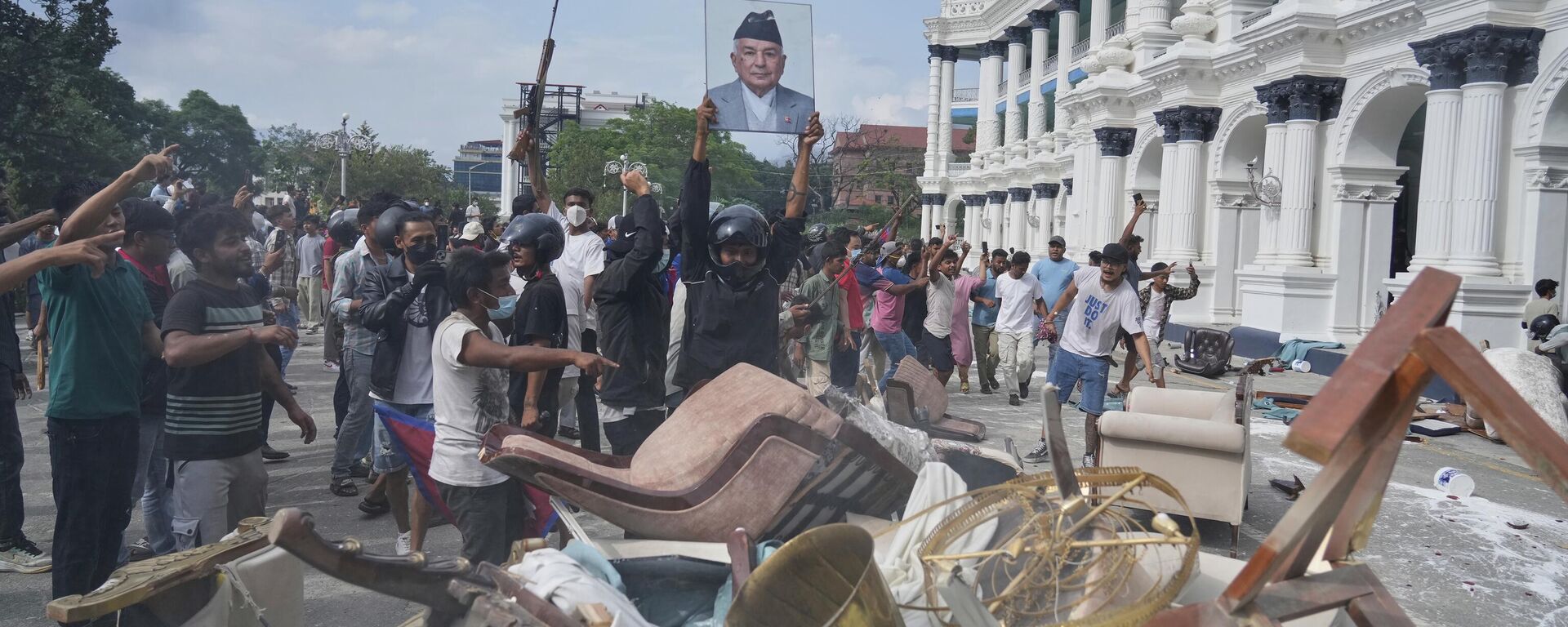 Непалдагы массалык каршылык акциялары - Sputnik Кыргызстан, 1920, 12.09.2025