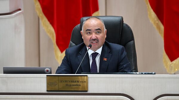 Жогорку Кеңештин төрагасы Нурланбек Тургунбек уулу  - Sputnik Кыргызстан
