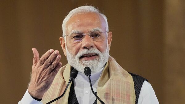 Премьер-министр Индии Нарендра Моди - Sputnik Кыргызстан