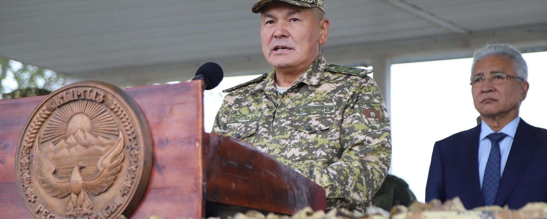 Первый замглавы Министерства обороны КР Эрлис Тердикбаев  - Sputnik Кыргызстан, 1920, 17.09.2025