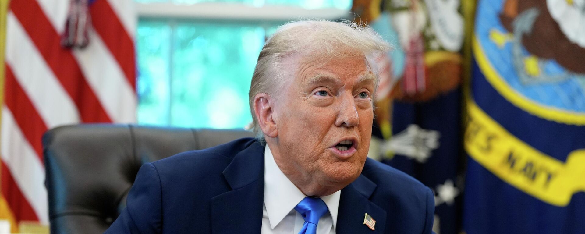 Президент США Дональд Трамп  - Sputnik Кыргызстан, 1920, 20.09.2025