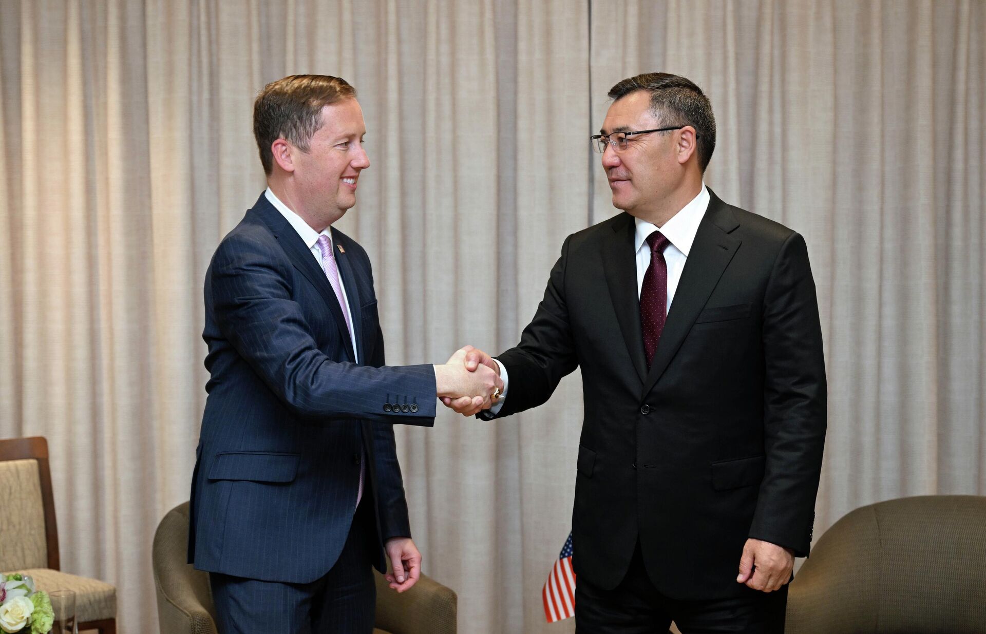 Рабочий визит президента Садыра Жапарова в Нью-Йорк - Sputnik Кыргызстан, 1920, 23.09.2025