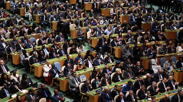 Заседание Генассамблеи ООН. Архивное фото - Sputnik Кыргызстан