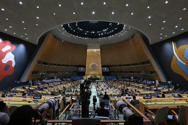 Ошондой эле Палестина 1967-жылдагы чек аранын негизинде көз карандысыздыкка ээ болушу керектигин айткан. Андан тышкары, Афганстандын тоңдурулган активдерин кайтарууга чакырып, аталган өлкөнү эл аралык изоляциялап, каржылык жардамсыз калтыруу туура эместигине токтолду. - Sputnik Кыргызстан