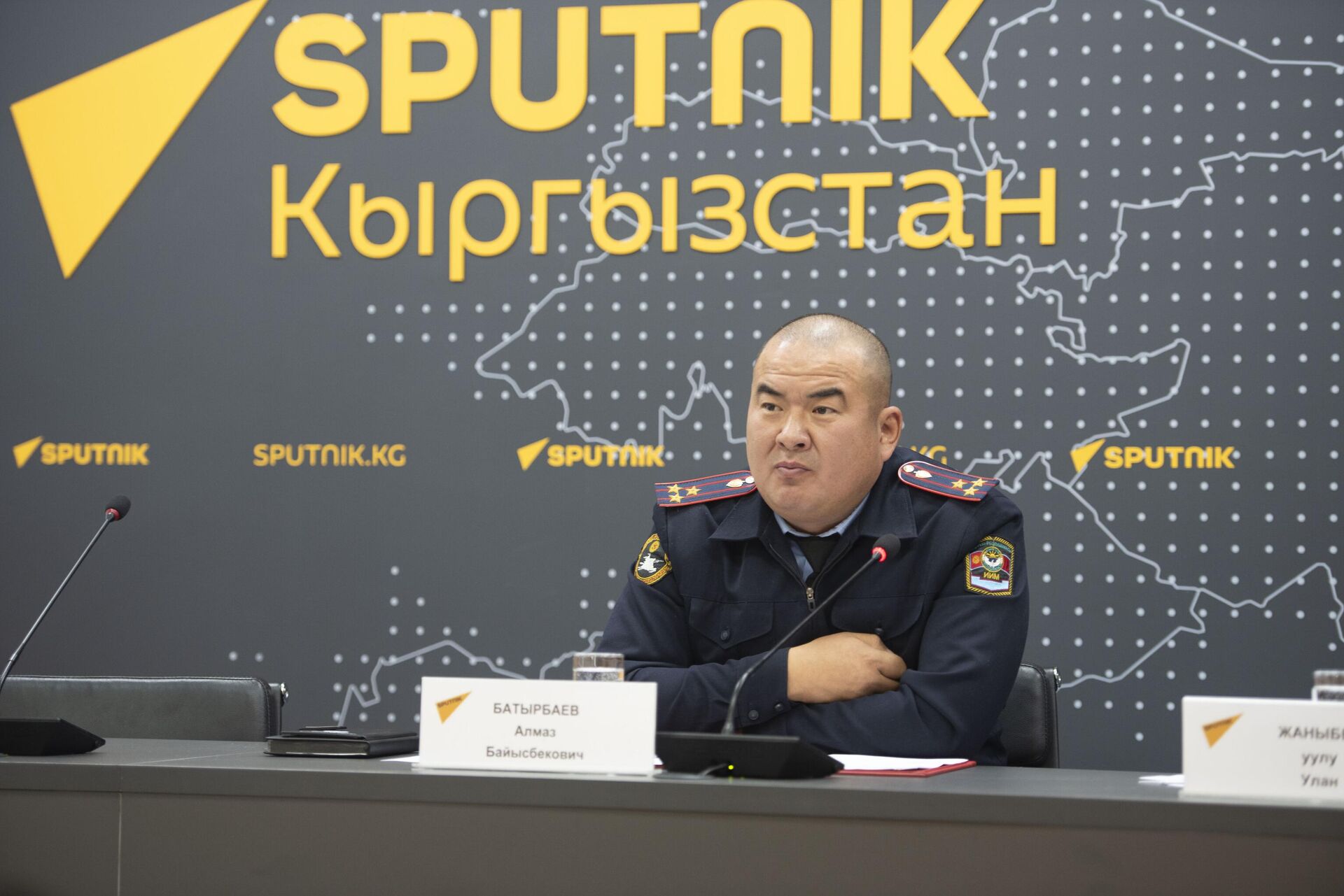 Заместитель начальника Службы общественной безопасности МВД Алмаз Батырбаев - Sputnik Кыргызстан, 1920, 24.09.2025