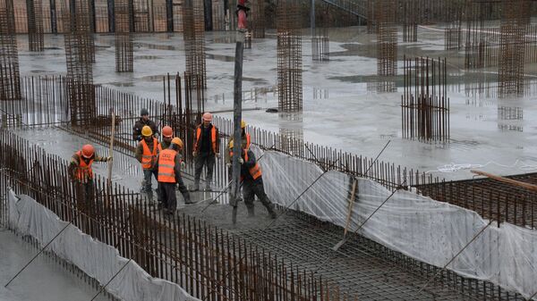 Курулуш иштери. Архивдик сүрөт - Sputnik Кыргызстан