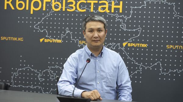 Экономика жана коммерция министрлигинин эл аралык каржылоо, жашыл экономика жана туризм башкармалыгынын башкы адиси Амантур Толебеков - Sputnik Кыргызстан