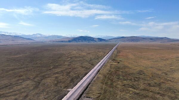Открытие дороги Тюп–Кеген в Иссык-Кульской области - Sputnik Кыргызстан