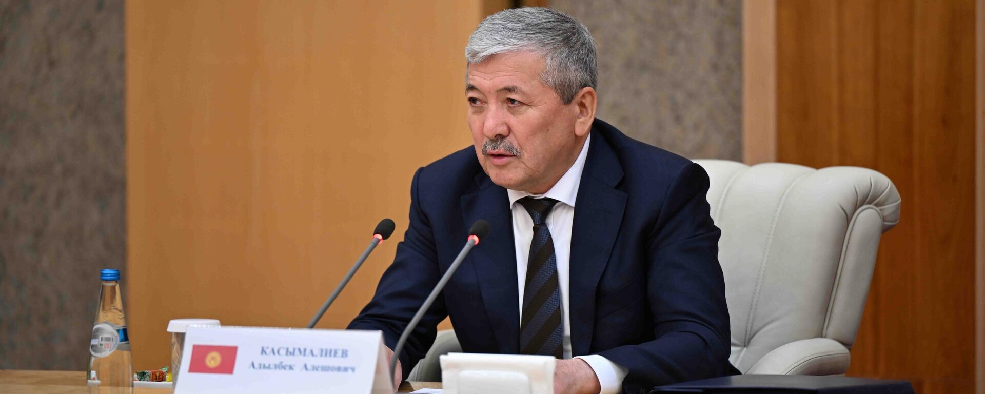 Адылбек Касымалиев на заседании Совета глав правительств стран-участниц СНГ в Минске - Sputnik Кыргызстан, 1920, 29.09.2025