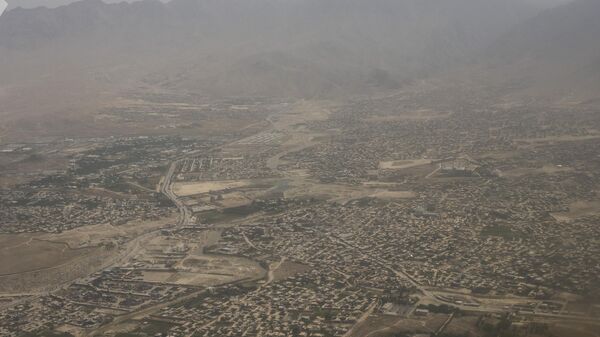 Вид с воздуха на Кабул, Афганистан. Архивное фото - Sputnik Кыргызстан
