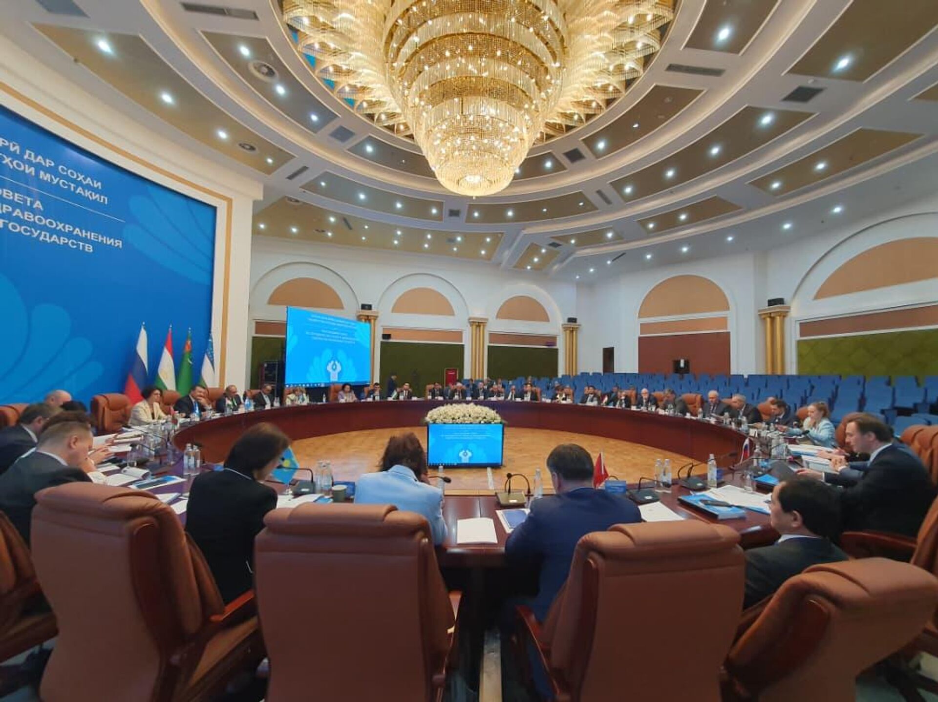 Заседание Совета по сотрудничеству в области здравоохранения СНГ в Душанбе - Sputnik Кыргызстан, 1920, 04.10.2025