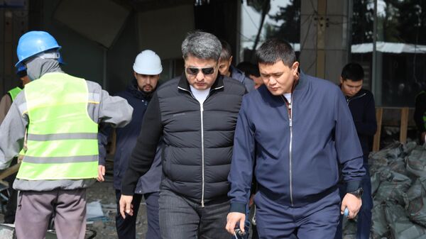 Манас аэропортунун жаңы аэробекетинде курулуш иштери жүрүп жатат - Sputnik Кыргызстан