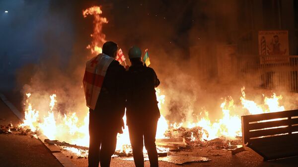 Беспорядки в Тбилиси - Sputnik Кыргызстан