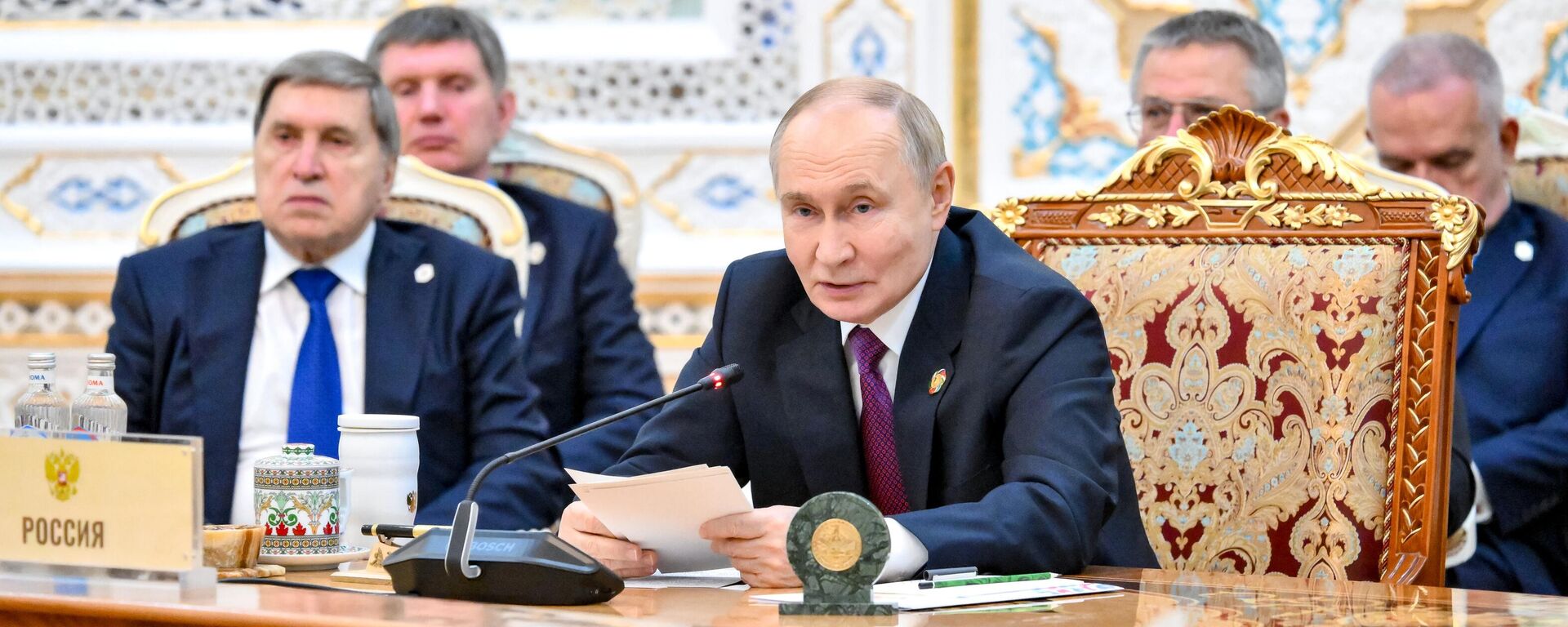 Государственный визит президента Владимира Путина в Таджикистан - Sputnik Кыргызстан, 1920, 09.10.2025