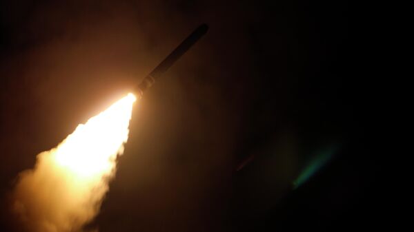 Запуск крылатой ракеты Томагавк. Архивное фото - Sputnik Кыргызстан