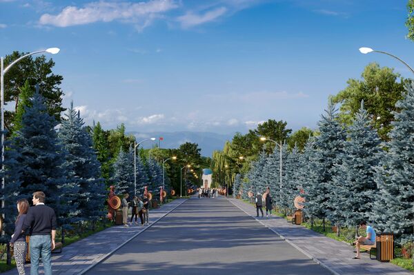 Таластагы &quot;Манас Ордо&quot; комплексин реконструкциялоо долбоору - Sputnik Кыргызстан