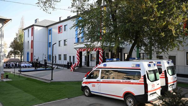 Открытие нового детского корпуса Республиканской инфекционной больницы в Бишкеке - Sputnik Кыргызстан
