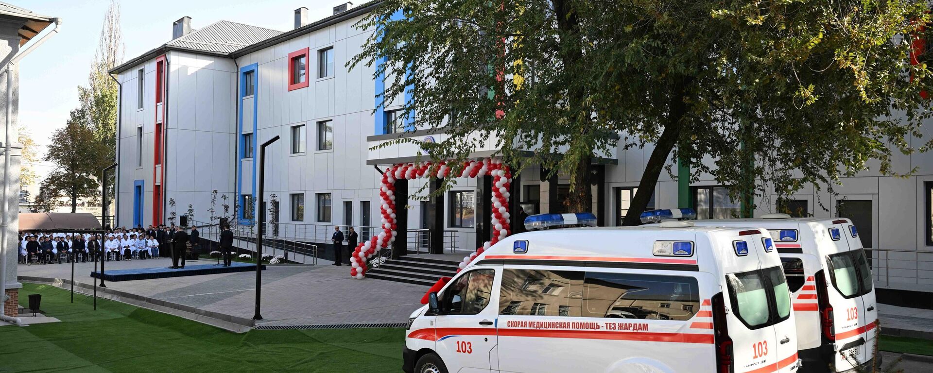 Открытие нового детского корпуса Республиканской инфекционной больницы в Бишкеке - Sputnik Кыргызстан, 1920, 15.10.2025