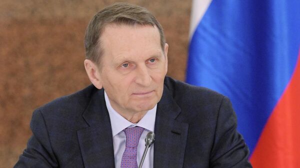Директор Службы внешней разведки РФ Сергей Нарышкин - Sputnik Кыргызстан