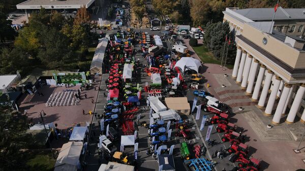 Малдын кымбаты, азык-түлүктүн арзаны. Бишкектеги айыл чарба көргөзмөсүнөн видео - Sputnik Кыргызстан